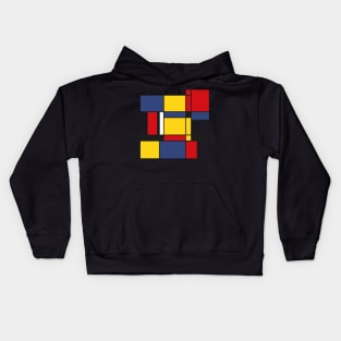 Downtown, Tribute to Mondrian Kids Hoodie